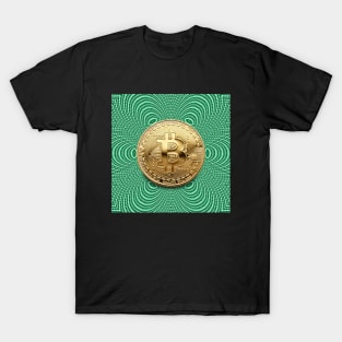 Bitcoin Gold Cryptocurrency Digital Assets T-Shirt